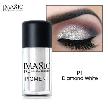 IMAGIC Metallic Glitter Eyeshadow Diamond White Color