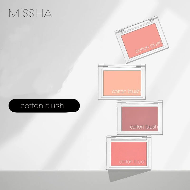 MISSHA Cotton Blush  Natural Rouge Cheek Blusher Makeup 4g