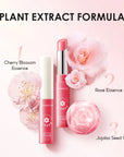 vvCARSLAN Flower Essence Tinted Lip Balm Natural Lasting Moisturizing Women Makeup