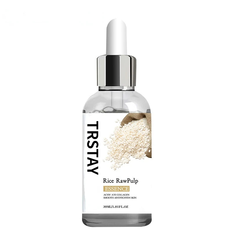 White Rice Face Serum Hyaluronic Acid Liquid Moisturizing Nourishing Skin Care