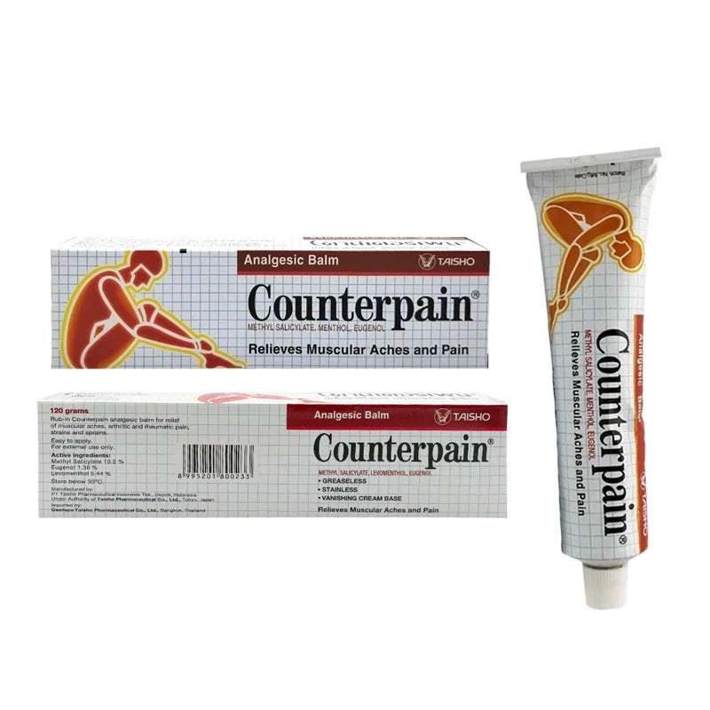 120g Red/Blue Counterpain Ointment Effective Relieve Muscle Joint Pain Natural Dressing Arthritis Analgesics Convenient Ointment