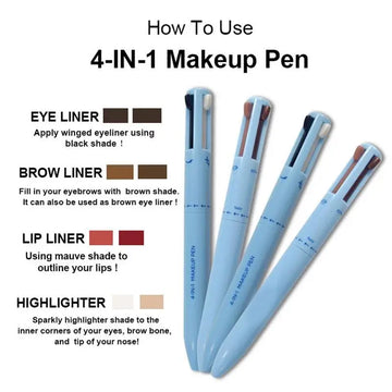 Makeup Pen Eye Liner Touch-Up Makeup Pen Eyebrow Pencil