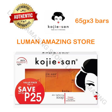 Original guarantee 65g x 3,65g x2 Bars Kojie San Skin Brightening Soap-Kojic Acid Soap for Dark Spots