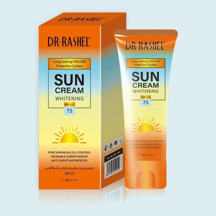 Face Sunscreen SPF 75 PA++ Face Sunscreen Whitening Sunblock Brightening  Skin Care 60ml