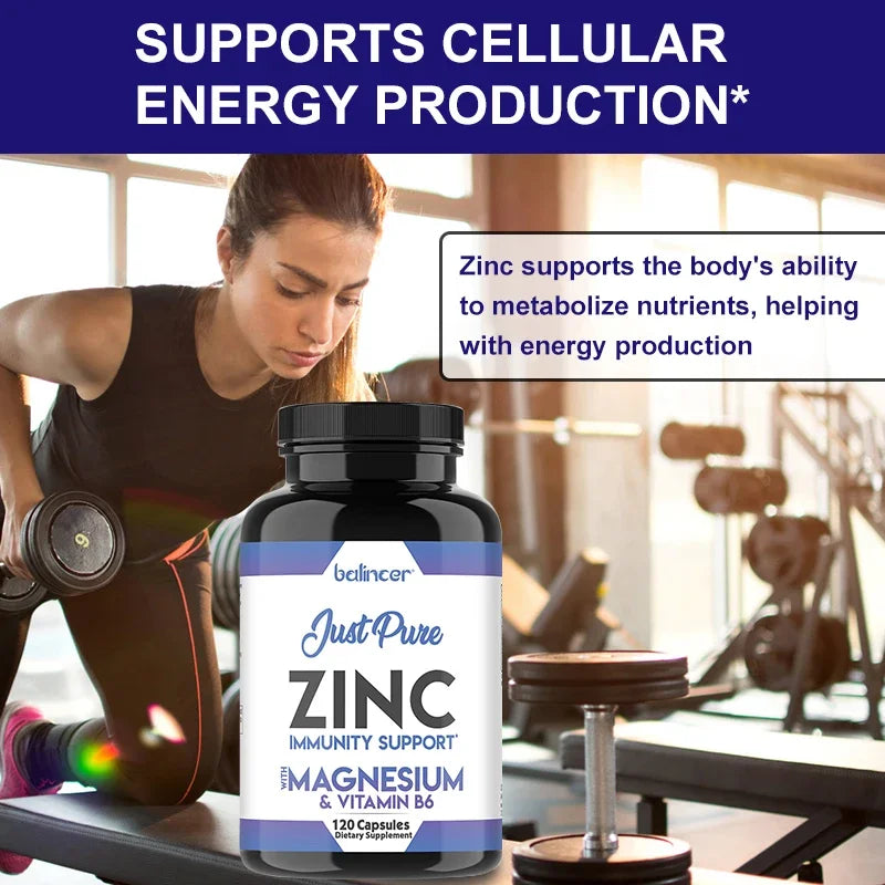 Magnesium Complex Capsules: Bone, Muscle, and Heart Health Supplement for Relaxation and Anxiety Relief