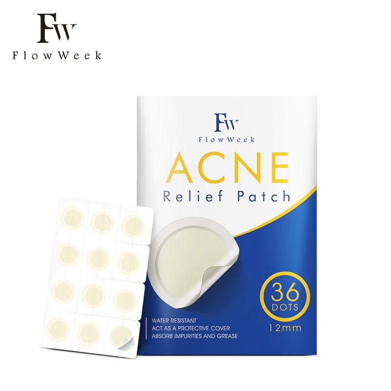 Flow Week Acne Pimple Patch Stickers 36 Dots 12mm