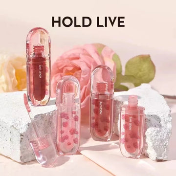 HOLD LIVE Mirror Light Mirror Water Glazed Glass Lip Glaze Jelly Lip Makeup