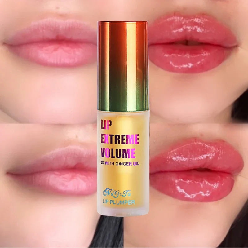 Long Lasting Volumizing Essence Oil Lip Plumper Oil Serum Instant Repair Lip Fine Lines Increases Elasticity Sexy Lip Balm New