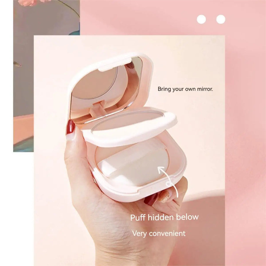 Setting Powder Oil Control Makeup Setting Brightening Skin Powder Mirror Compact Makeup Powder