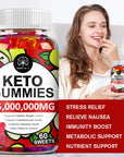 Malic acid Keto Gummies Weight Management Apple Cider Formula for Men & Women