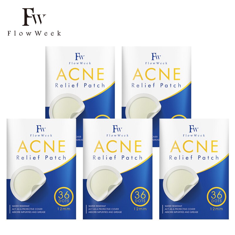 Flow Week Acne Pimple Patch Stickers 36 Dots 12mm