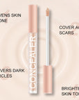 OCHEAL Long Lasting Concealer Foundation Cream Ivory