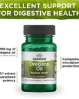 Swanson Oregano Oil Digestive Health 10:1 Extract Dietary Supplement 120 Softgels