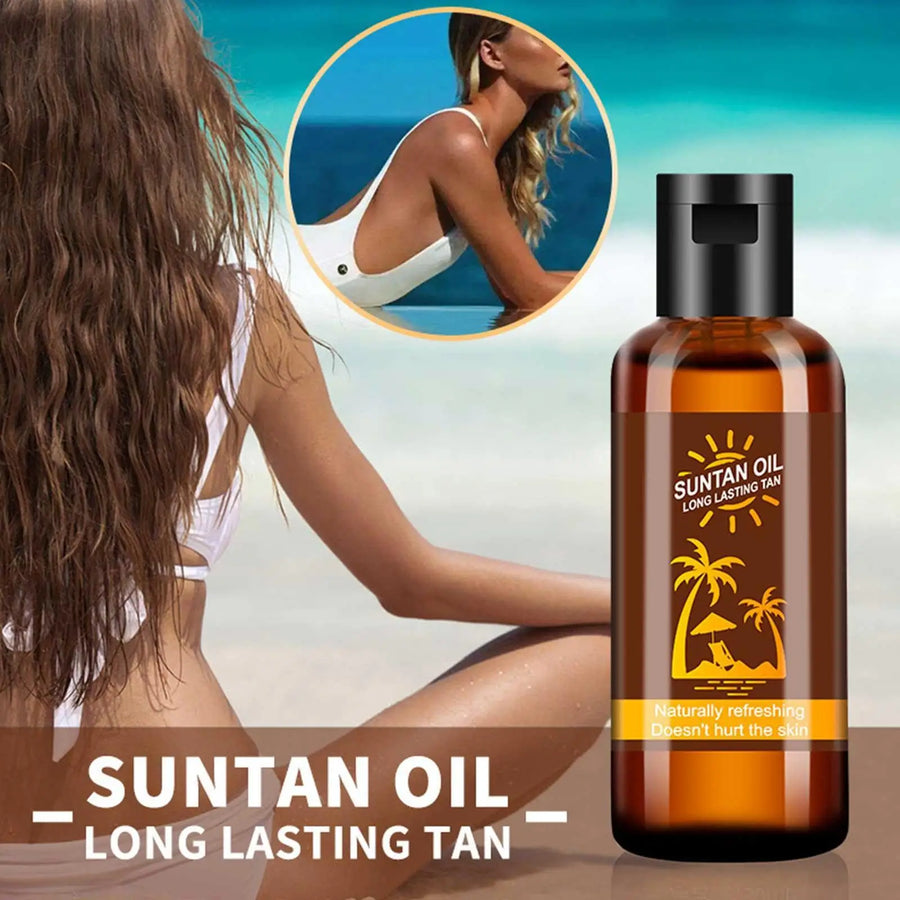 Body Bronzer tanning Oil outdoor