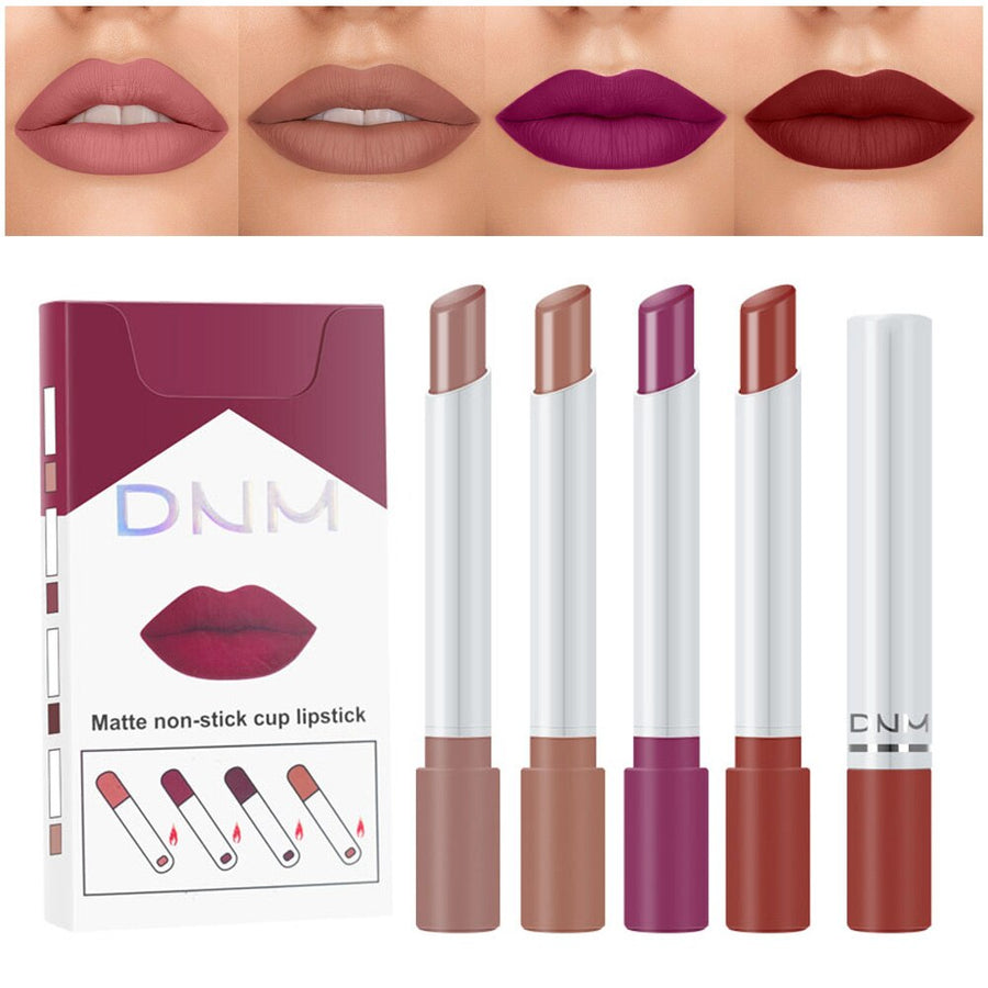 DNM Makeup cream Lipstick Cosmetics Matte Non-stick Cup Lipstick