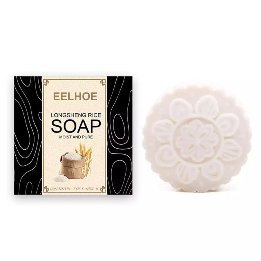 Eelhoe Rice Soap Shampoo Handcrafted Natural Ingredients Rice Water Soap Shampoo Bar