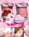 800g Collagen Brightening Jelly Soft Mask Powder SPA Moisturizing Shrink Pore Skin Care Soft Mask Powder Orange Vc Bird's Nest