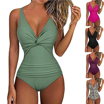 Sexy Swimwear Summer Monokini Swimsuit Multicolor Large Backless Swimsuit Push Swim Wear One Piece