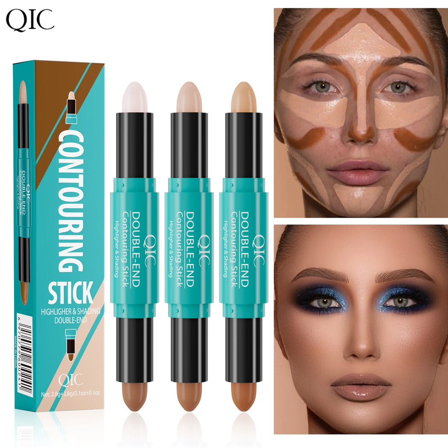 QIC Face Foundation Concealer Pen Long Lasting Dark Circles Corrector Contour