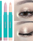 Pearlescent Eyeshadow Highlighter Makeup Pen Brighten Silkworm Pencil Glitter Nude High gloss Bronzers Stick Eyes