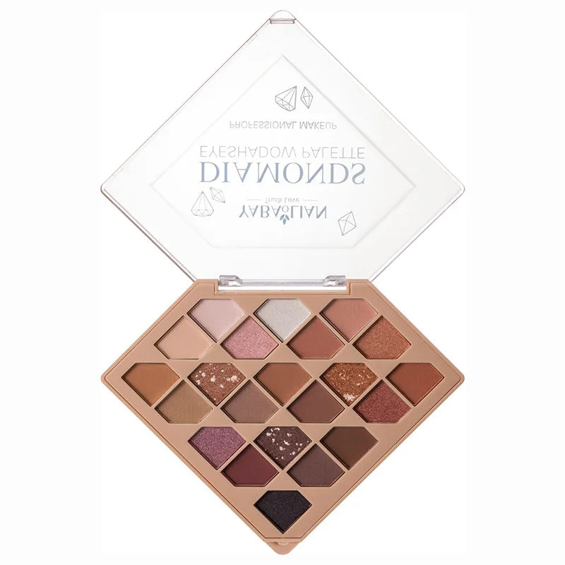 YABAOLIAN Earth Color Eyeshadow Palette 22 Colors Matte