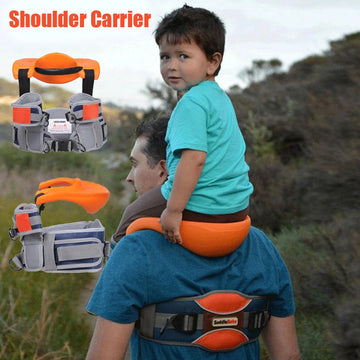 Hands-Free Saddle Baby Carrier: Shoulder Seat for Kids, Travel Hip Seat with Children Strap, Rider Baby Kangaroo Sling