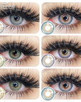 EYESHARE 1pair Colored Contact Lenses for Eyes Natural Contacts Lens