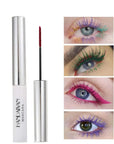 Color Mascara White Blue Red Tri-Color Cos Makeup Long Lasting Eyelashes