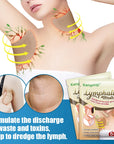 6pcs=1bag Lymphatic Drainage Patch Armpit Lymph Gland Lymph Node Swelling Pain Relief Plaster Neck Lymphatic Detox Pads W017