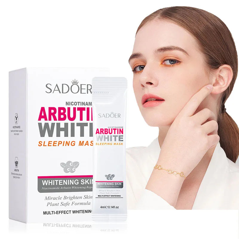 Niacinamide Arbutin Sleeping Facial Masks Anti-wrinkle Whitening Firming Face Masks skincare No-wash Sleep Facial Mask