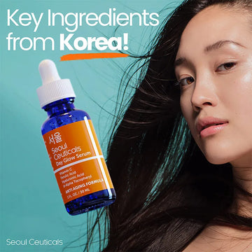 Day Glow Serum VITAMIN C Whitening Brighten Firming Skin  Delicate Skin Care 30ml- Free Shipping