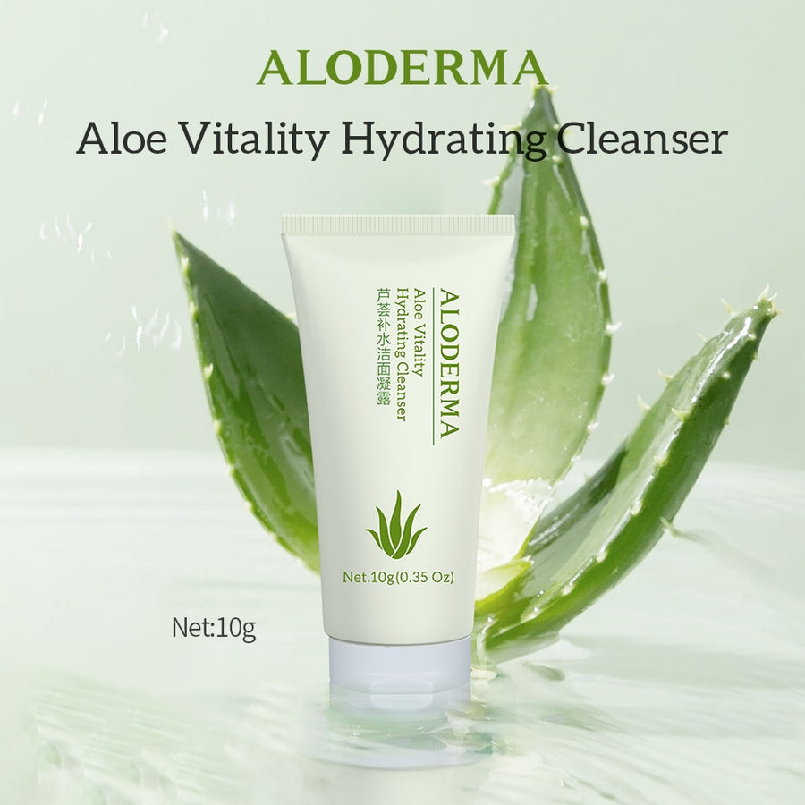 ALODERMA Aloe Vitality Hydrating Cleanser 10g 2Pcs