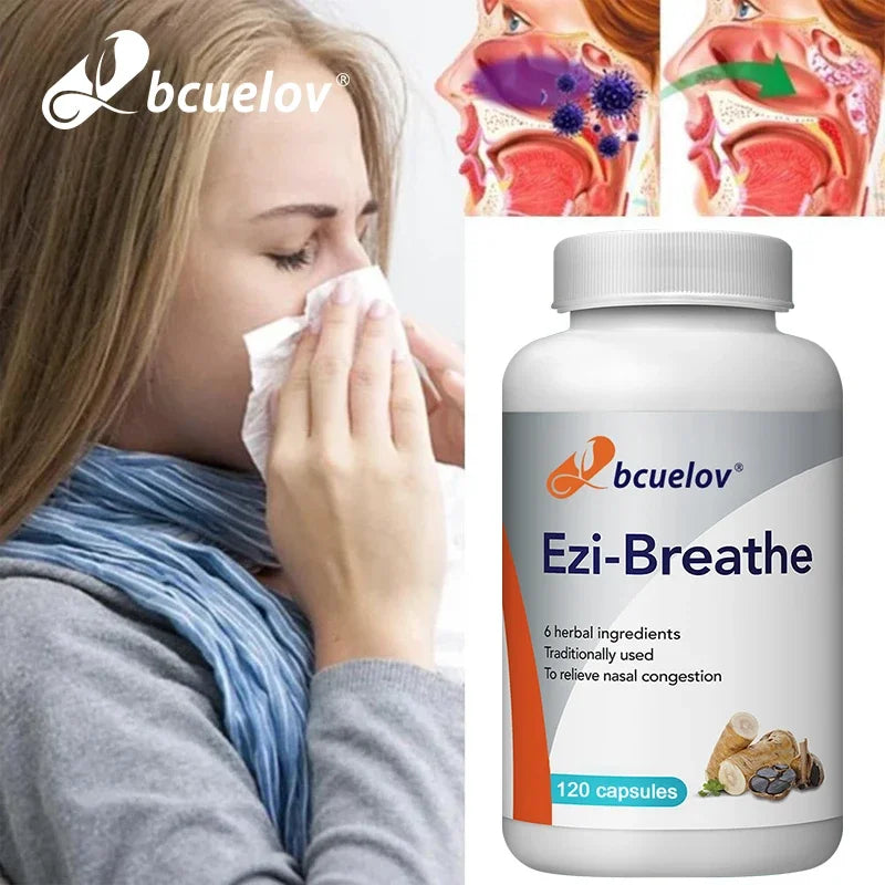 Natural Expectorant: BCUELOV EZI -Breatheb Combat Oxidative Respiratory Infections, Clear Airways