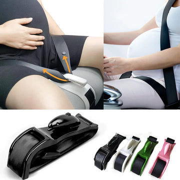 Car Seat Safety Belly Support Belt: Maternity Belly Protector for Pregnant Women, Adjuster Extender Accessories