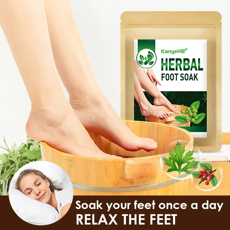 10pcs=1bag Chinese Herbal Foot Soak Bag Relieve Foot & Body Fatigue Sleep Aid Improve Blood Circulation Foot Bath Bag Spa W026