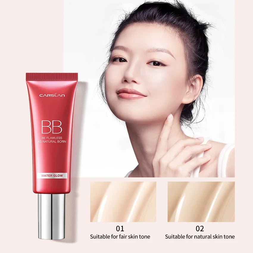 CARSLAN BB Cream With Plant Extact Moisturizing Concealer Whitening Cream Makeup