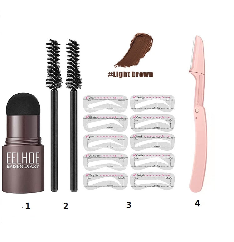 EELHOE One Step Eyebrow Shaping Kit Professional