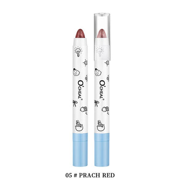 OCHEAL Glitter Eyeshadow Stick Pen Prach Color Red