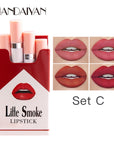 DNM Makeup cream Lipstick Cosmetics Matte Non-stick Cup Lipstick