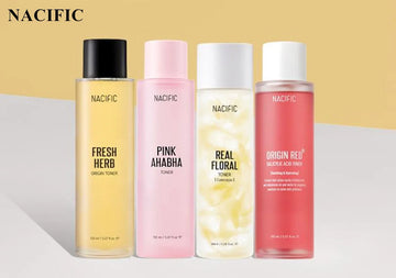 NACIFIC Fresh Herb Origin Toner Red Salicylic Acid Pink AHA/BHA Real Floral  Skin Care  150ml