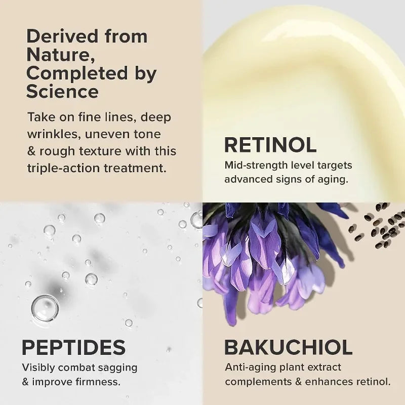 Retinol Bakuchiol Treatment Anti Aging Essence Wrinkles Skin