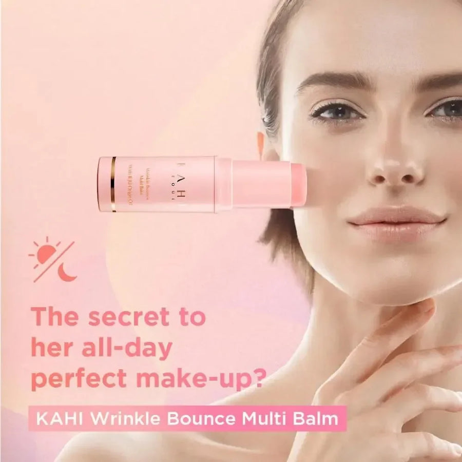 KAHI Foul Wrinkle Bounce Multi Balm Collagen Pink Stick Fade Moisturizing Multi Cream Skin Care