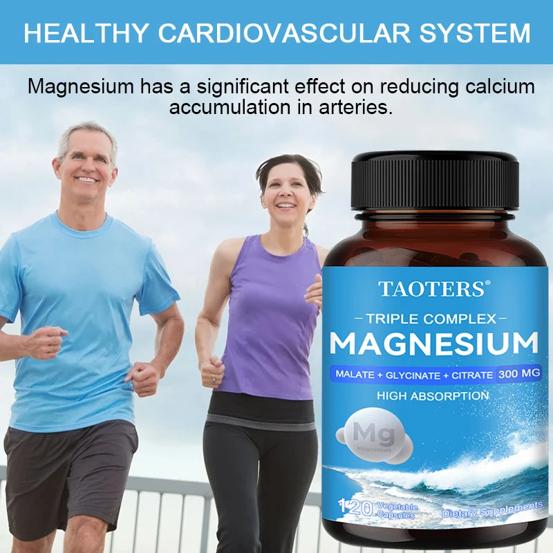 Magnesium Complex Capsules - Bone, Muscle and Heart Health Supplement Improvement