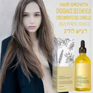 EELHOE Natural Hair Growth Oil Anti Hair Loss Oil For Dense Repair Damaged Hair Smooth Oil