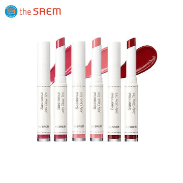the SAEM Saemmul Jelly Glow Tint Lipstick Lip Cream High Pigment Waterproof Long-lasting Korean Makeup Lip Gloss 1.8g