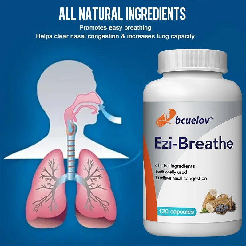 Natural Expectorant: BCUELOV EZI -Breatheb Combat Oxidative Respiratory Infections, Clear Airways