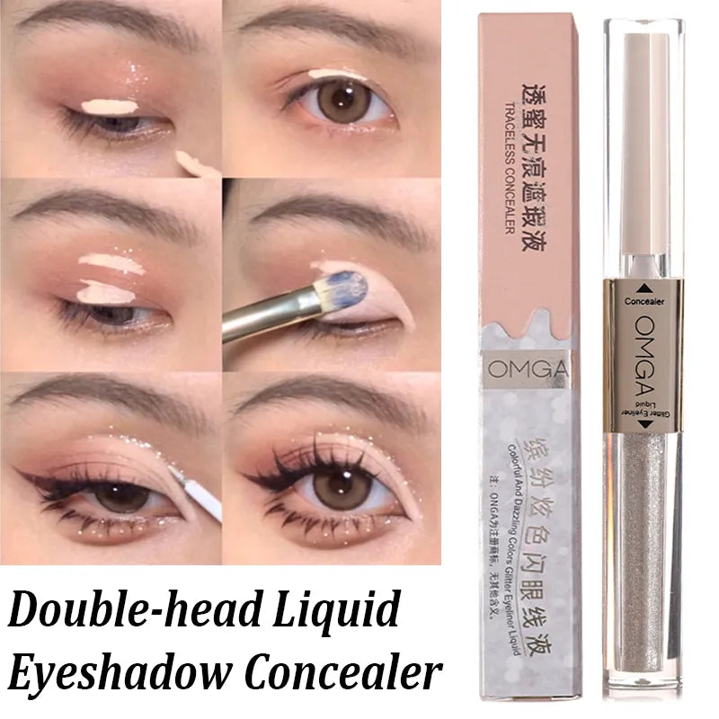 Base Eyeshadow Primer Waterproof Matte Eyes Concealer  Makeup 2 In 1  Liquid Eyeshadow