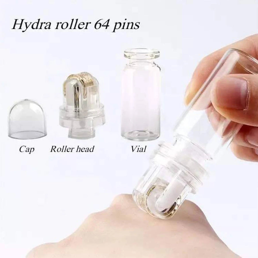 High Hydra Roller 64 Pins Micro Titanium Skin Care  Roller Serum Reusable