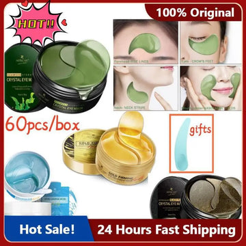 Eye Patches Collagen Gel for Dark Circles and Anti-Aging 60Pcs
