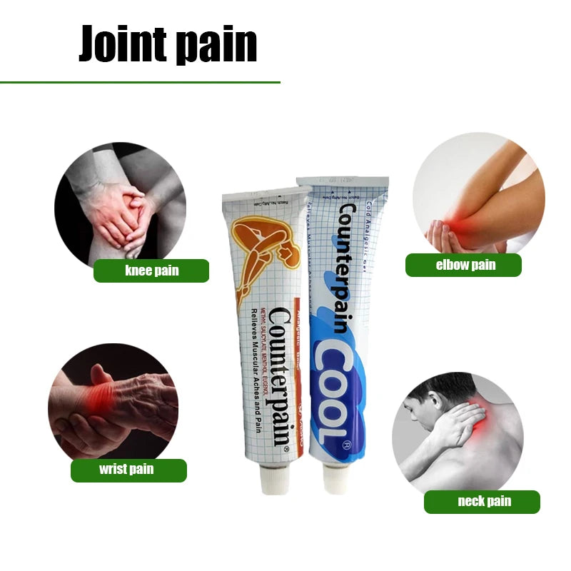 120g Red/Blue Counterpain Ointment Effective Relieve Muscle Joint Pain Natural Dressing Arthritis Analgesics Convenient Ointment